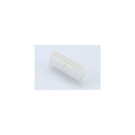 Molex MiniFitJrHdr Vt DR W/Pgs 30Au V-0 20Ckt 39-29-9209